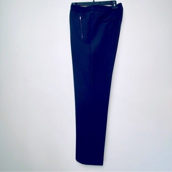 SALE. Zac & Rachel Navy Blue Women's Flattering Pull-on Slim Leg Pant Size 10 - Picture 2 of 12